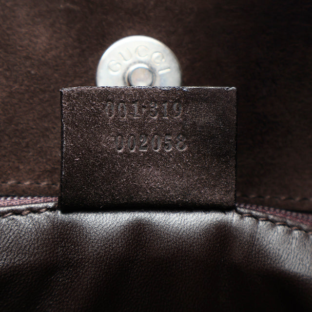 GUCCI SUEDE HAND BAG