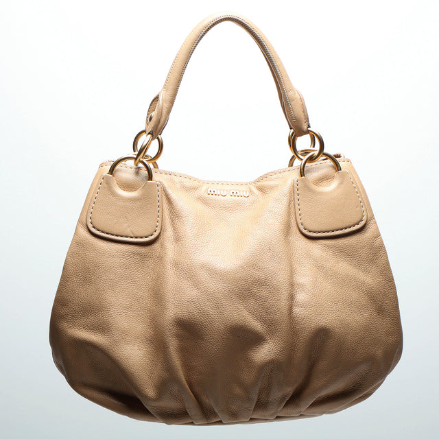 MIU MIU LEATHER HAND BAG