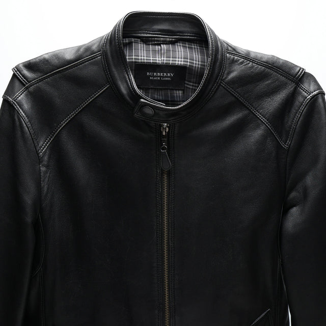 BURBERRY BLACK LABEL LEATHER JACKET