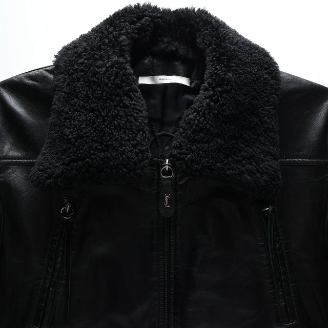 YVES SAINT LAURENT LEATHER JACKET