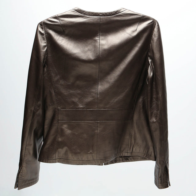 BALMAIN WOMENS LEATHER JACKET