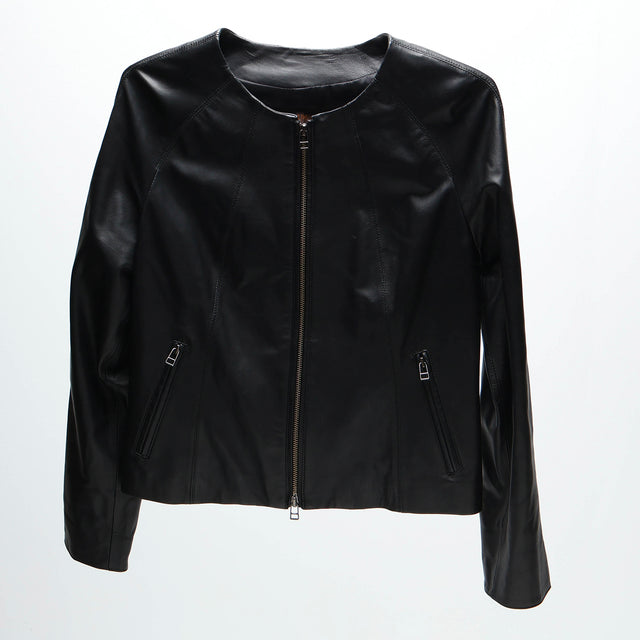 BALMAIN WOMENS LEATHER JACKET