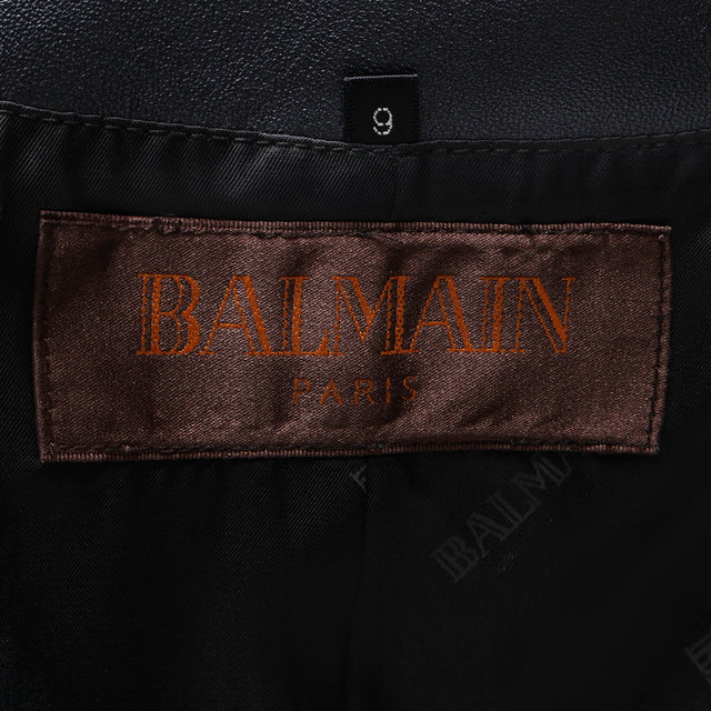 BALMAIN WOMENS LEATHER JACKET