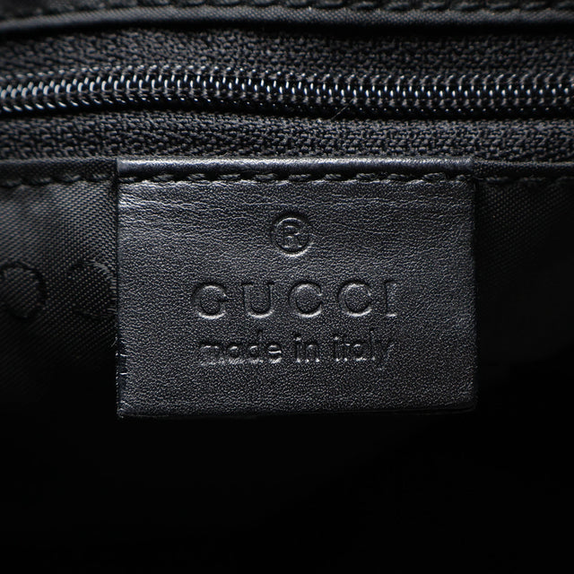 GUCCI BAMBOO LEATHER HAND BAG
