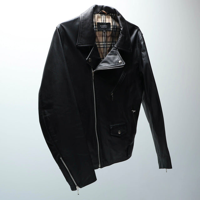 BURBERRY BLACK LABEL LEATHER JACKET