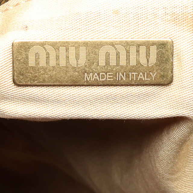 MIU MIU BAMBOO HAND BAG