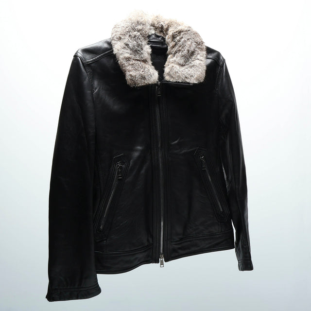 BURBERRY BLACK LABEL LEATHER JACKET