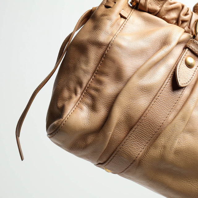 MIU MIU LEATHER HANDBAG