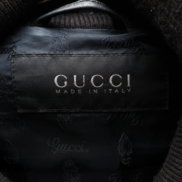 GUCCI LEATHER BOMBER JACKET