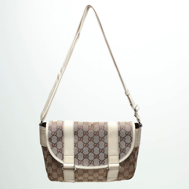 GUCCI MONOGRAM MESSENGER BAG
