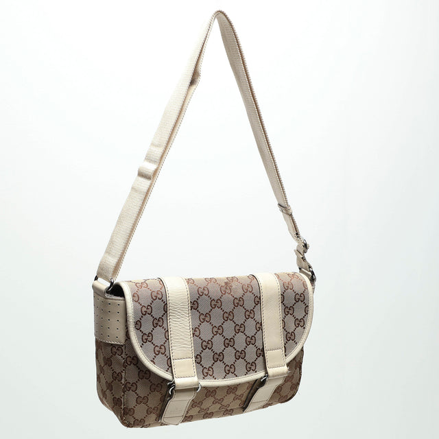 GUCCI MONOGRAM MESSENGER BAG