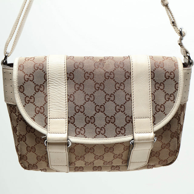 GUCCI MONOGRAM MESSENGER BAG