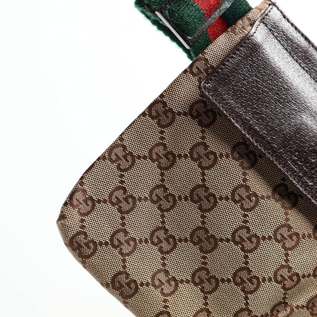 GUCCI MONOGRAM WAIST BAG