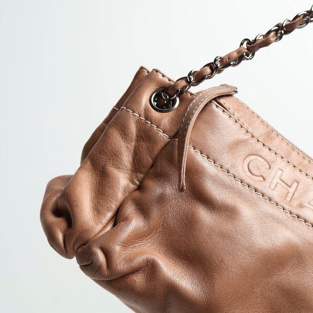 CHANEL LAX ACCORDION HOBO BAG