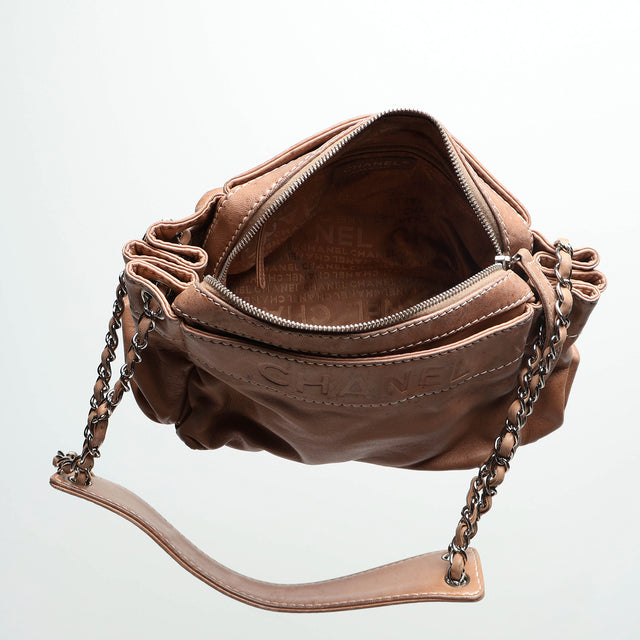 CHANEL LAX ACCORDION HOBO BAG
