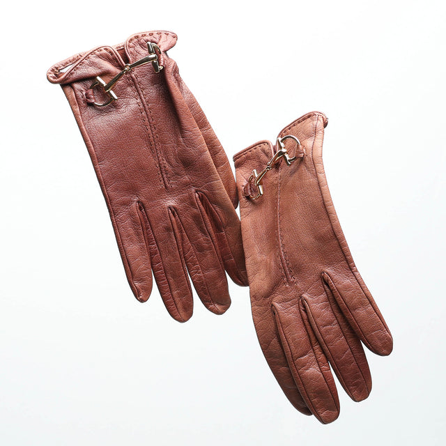 GUCCI HORSEBIT LEATHER GLOVES