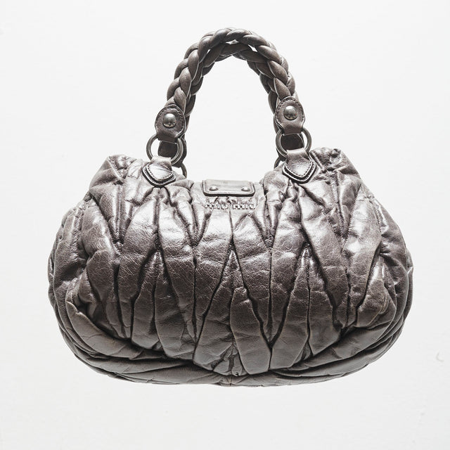 MIU MIU LEATHER HAND BAG