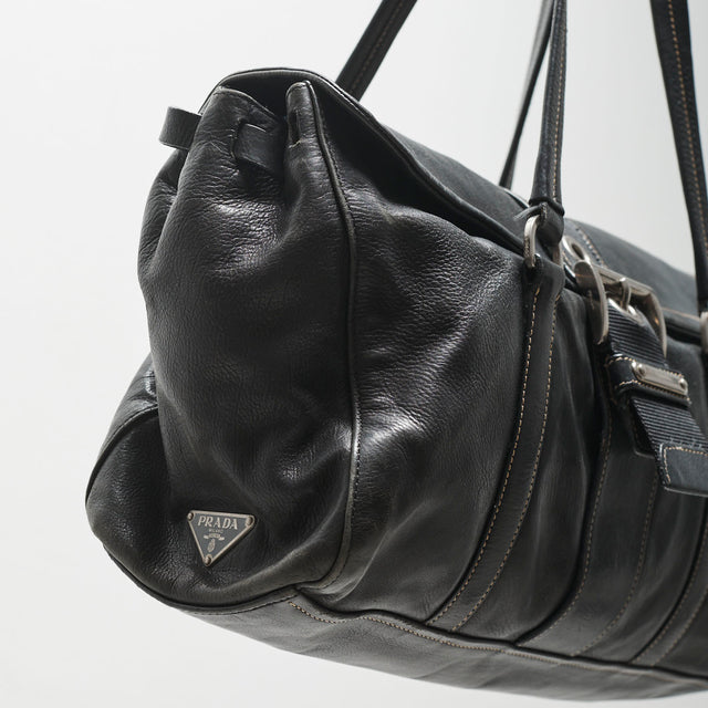 PRADA LEATHER HAND BAG