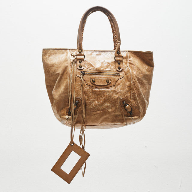 BALENCIAGA LEATHER HAND BAG