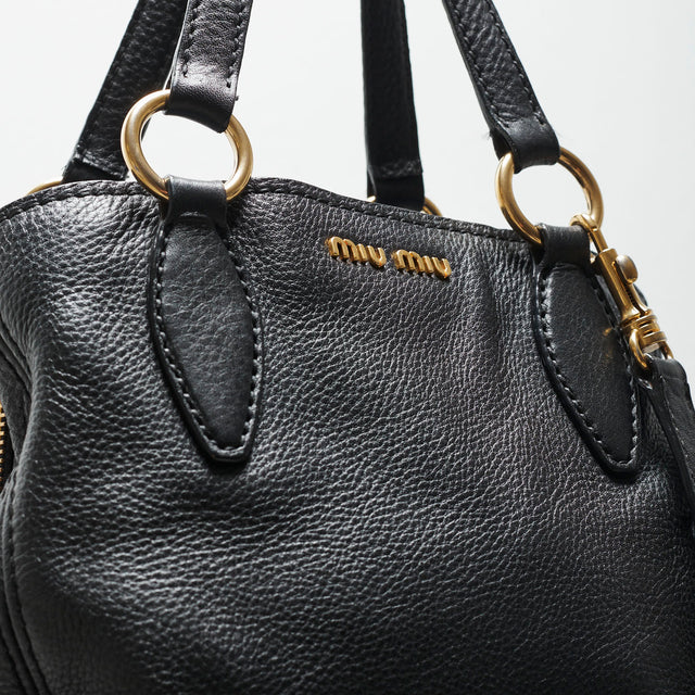 MIU MIU LEATHER HAND BAG