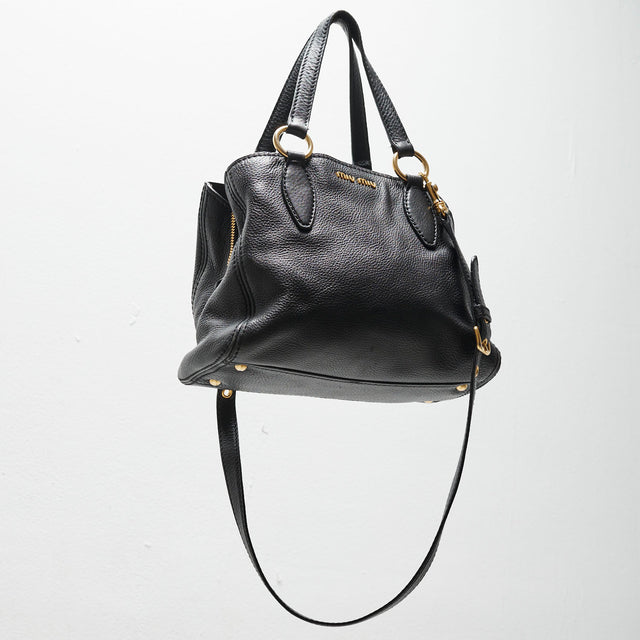 MIU MIU LEATHER HAND BAG