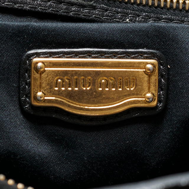 MIU MIU LEATHER HAND BAG