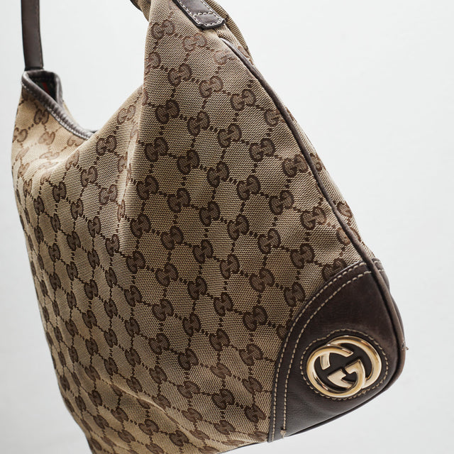 GUCCI MONOGRAM HAND BAG