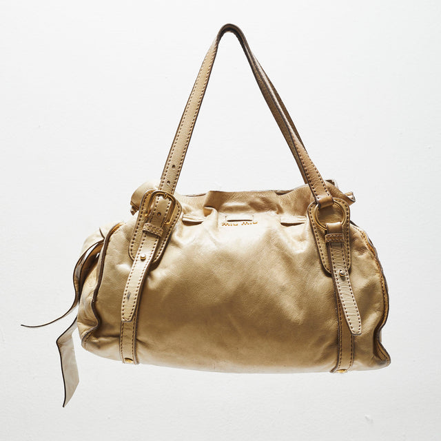 MIU MIU LEATHER HAND BAG