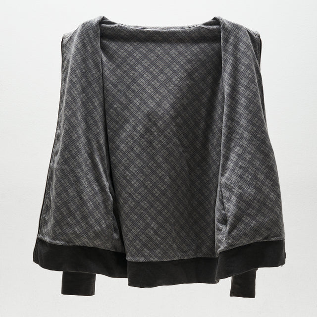 BURBERRY BLACK LABEL REVERSIBLE ZIP HOODIE