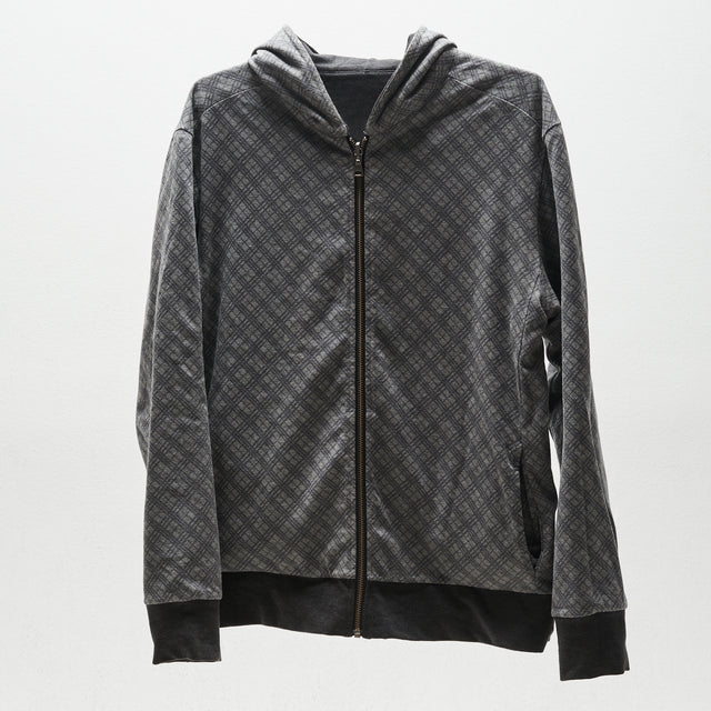 BURBERRY BLACK LABEL REVERSIBLE ZIP HOODIE