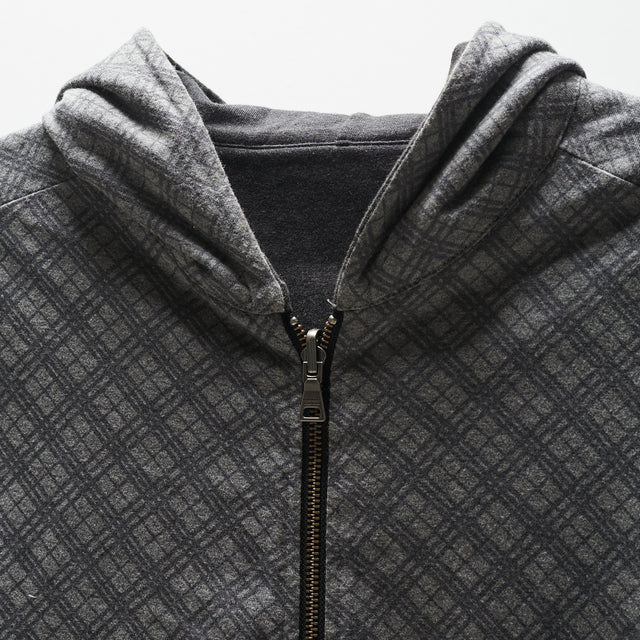 BURBERRY BLACK LABEL REVERSIBLE ZIP HOODIE