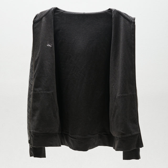 BURBERRY BLACK LABEL REVERSIBLE ZIP HOODIE