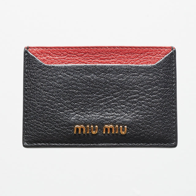 MIU MIU LEATHER CARDHOLDER