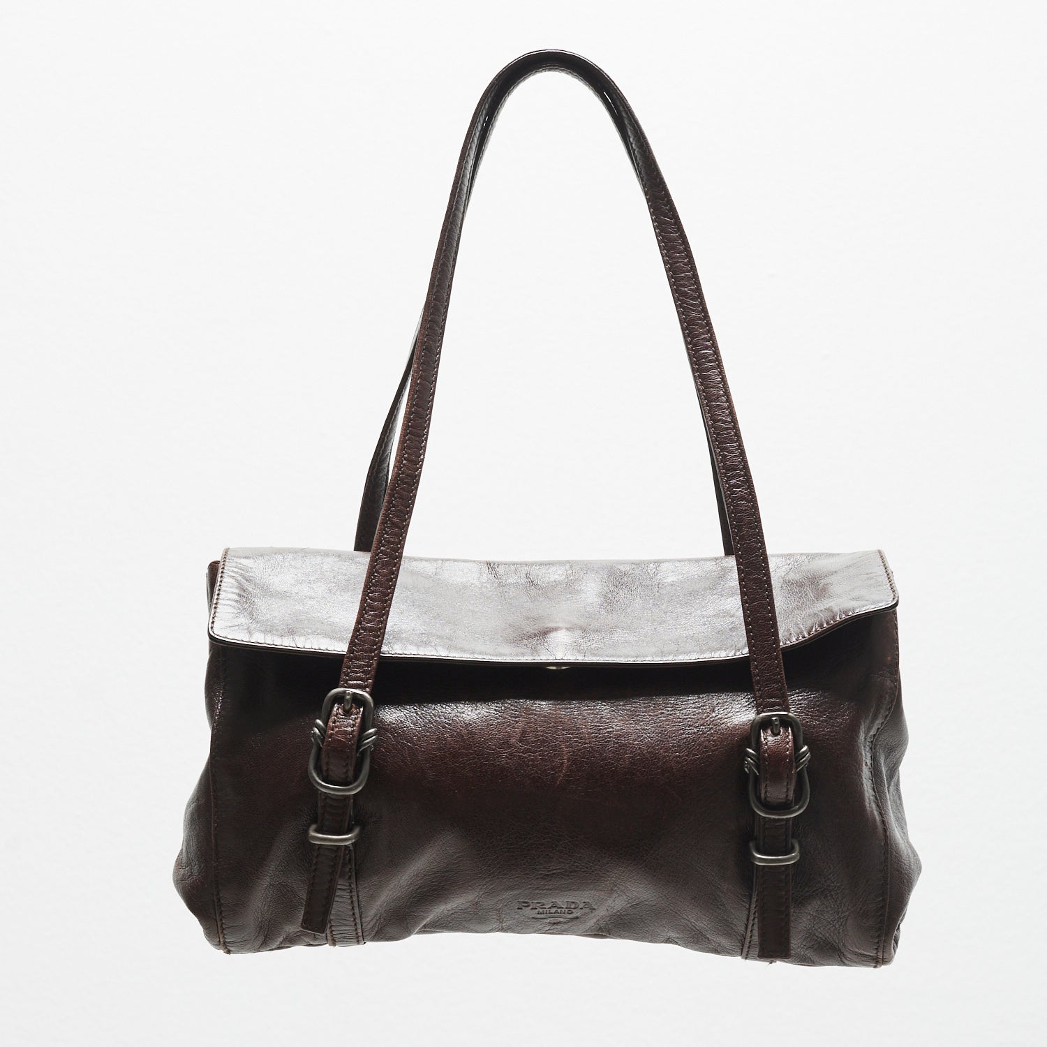 バッグ archive PRADA leather docking hand bag Archive Prada Brown Leather Hand Bag | eBay