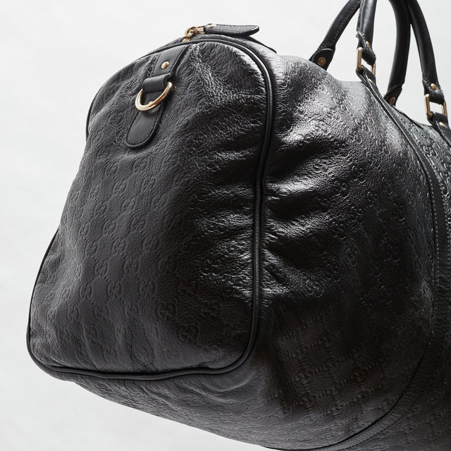 GUCCI LEATHER DUFFLE BAG