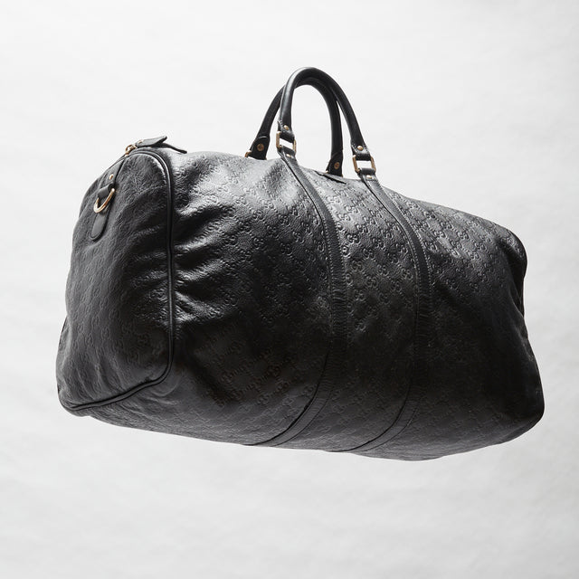 GUCCI LEATHER DUFFLE BAG
