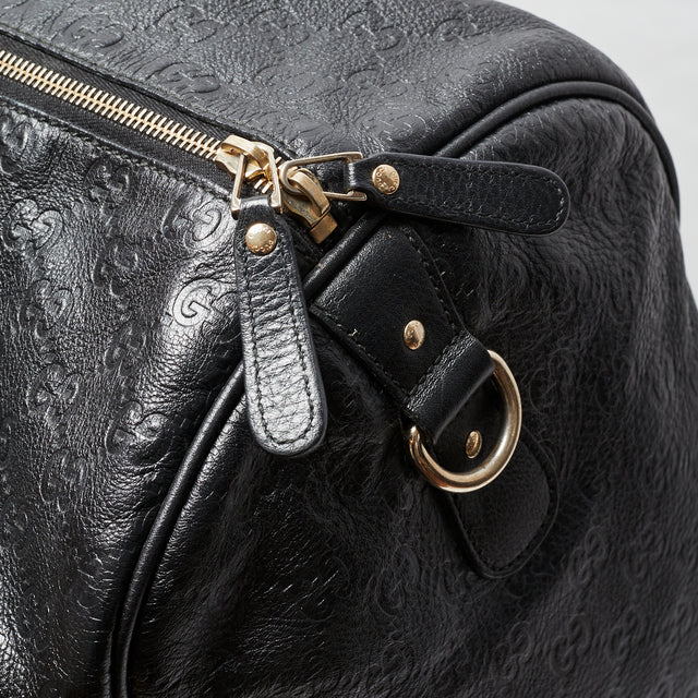 GUCCI LEATHER DUFFLE BAG