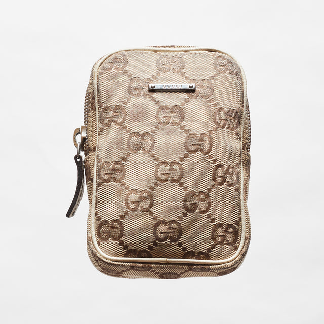 GUCCI MONOGRAM POUCH