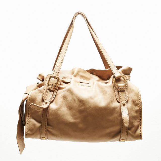 MIU MIU LEATHER HAND BAG