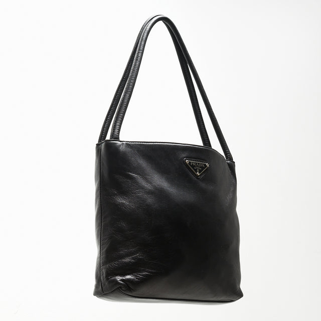 PRADA LEATHER HAND BAG