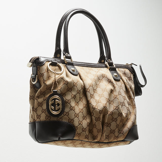 GUCCI MONOGRAM HAND BAG