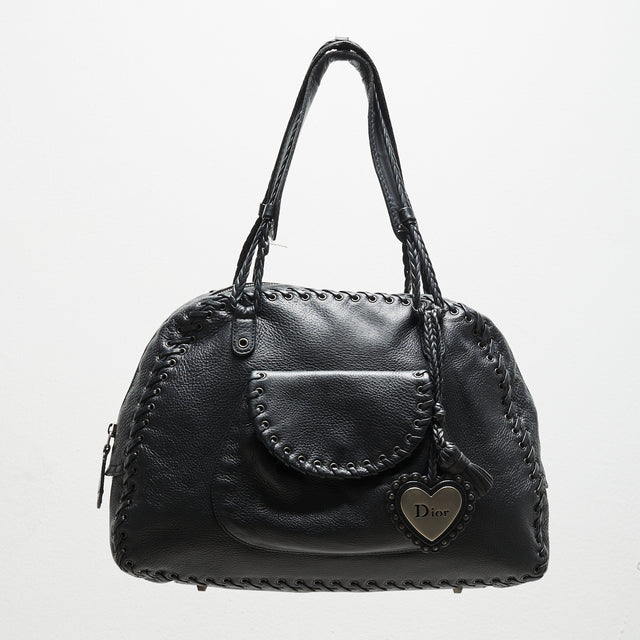 DIOR GALLIANO ERA LEATHER HAND BAG