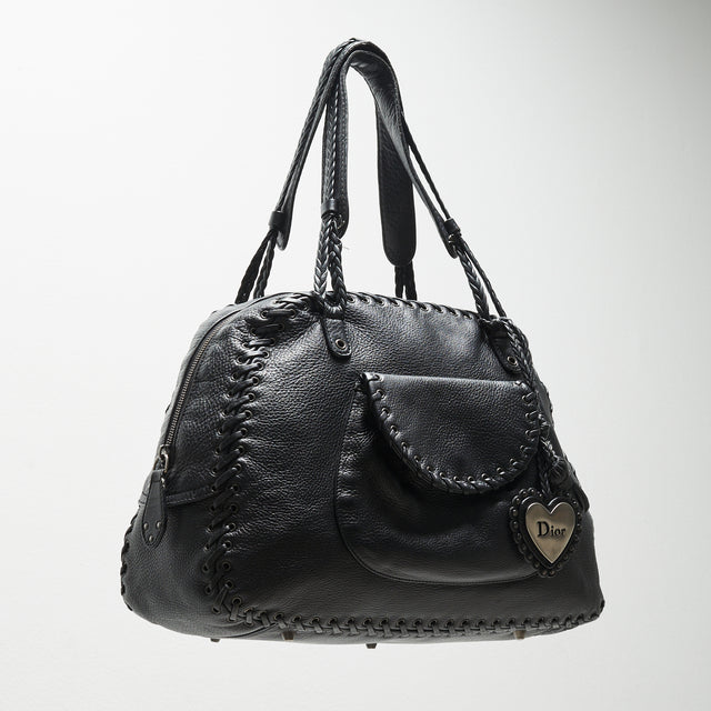 DIOR GALLIANO ERA LEATHER HAND BAG