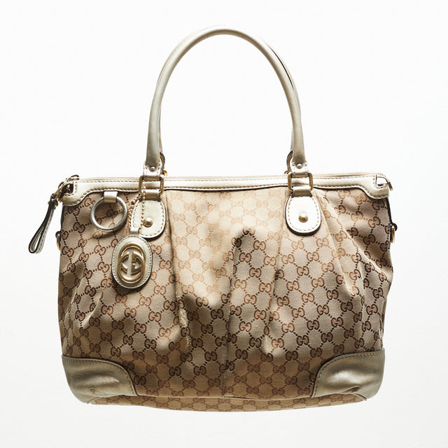 GUCCI MONOGRAM HAND BAG