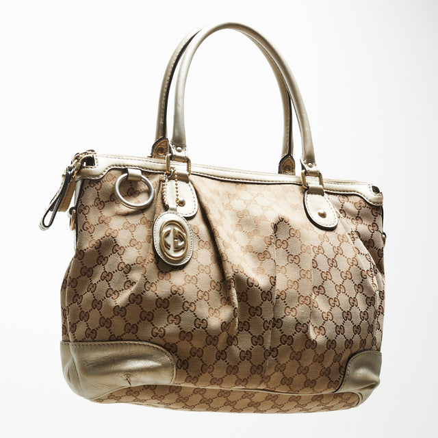 GUCCI MONOGRAM HAND BAG
