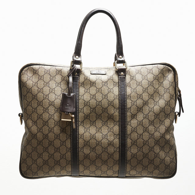 GUCCI MONOGRAM BRIEFCASE