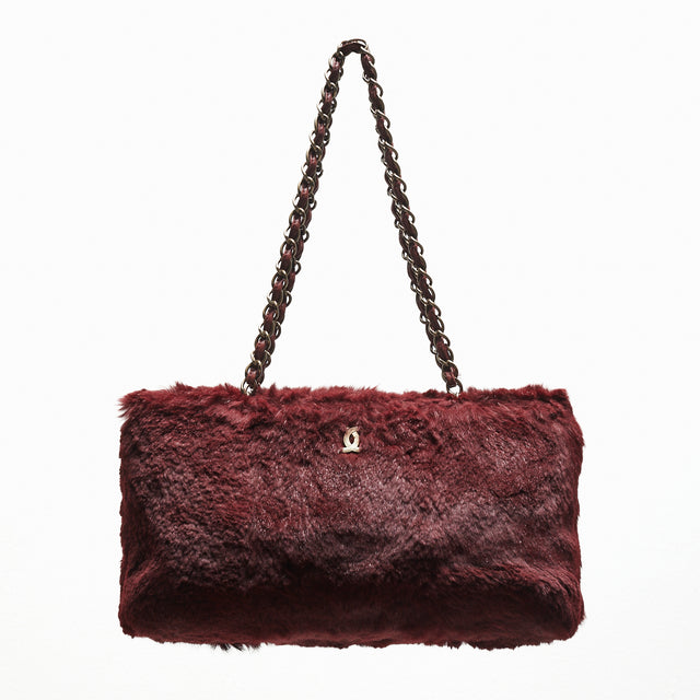 CHANEL FUR HAND BAG