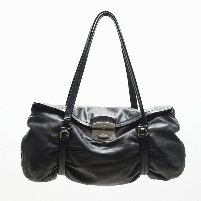 PRADA LEATHER HAND BAG