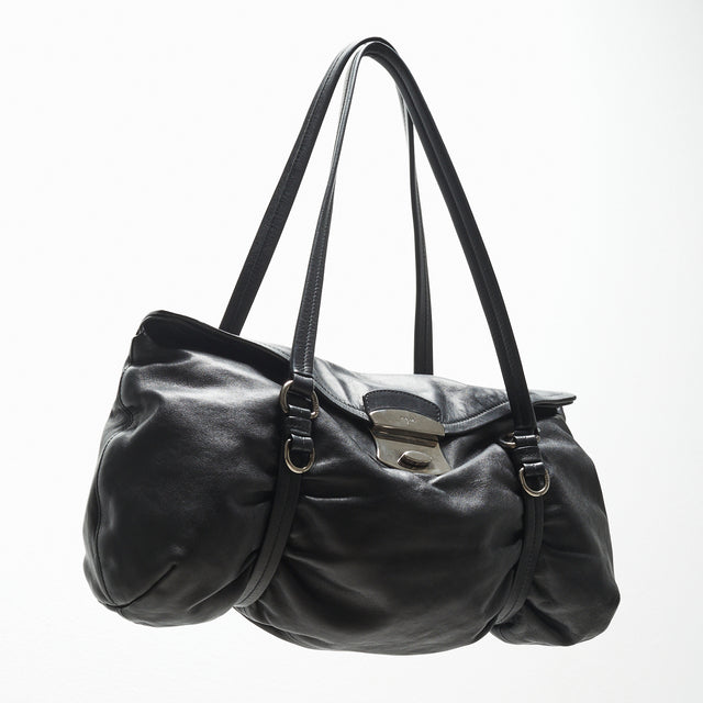 PRADA LEATHER HAND BAG