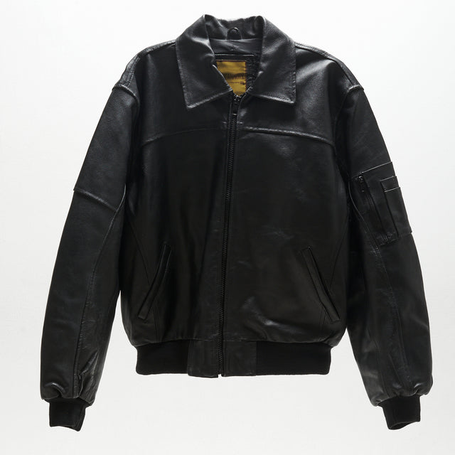 ALPHA INDUSTRIES 80'S LEATHER JACKET